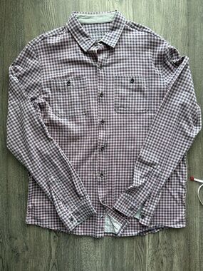 Tailor Vintage Blue & Pink Checked Button-Down Shirt